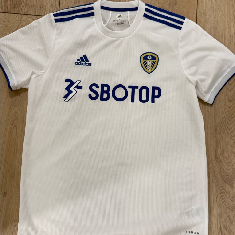 Leeds United Adidas Soccer Jersey